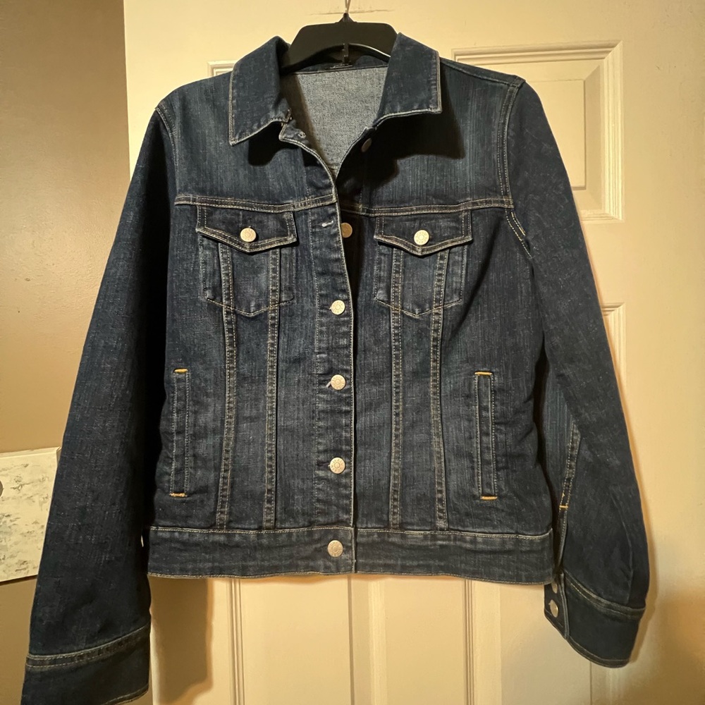 J. Crew Dark Blue Denim Jean Jacket